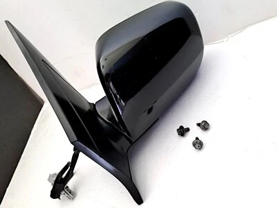 2001 2002 2003 2004 2005 2006 ACURA MDX BLACK LEFT / DRIVER SIDE MIRROR GENUINE - Image 1 of 4