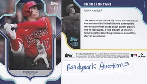 Shohei Ohtani ANGEL 2023 TOPPS X J-ROD Julio Rodriguez THE SHOW OUT COLLECTION 7 - Picture 1 of 1