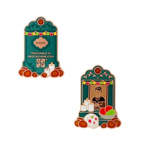 Day of the Dead Geocoin (2023) Official Geocaching Trackable - Picture 1 of 4