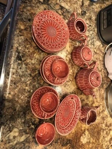 vintage japan pink childs tea set - Picture 1 of 11