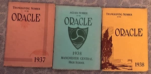 Oracle Manchester High School Manchester NH 1937 & 1938(2) - Picture 1 of 16