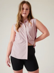 ATHLETA Everlasting Tank  Plus 1X | Pink #533058 NEW - Picture 1 of 5