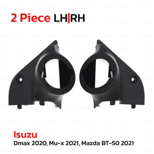 Black Front Door Tweeter Mould Frame Fits Isuzu Mazda D-Max BT-50 2020 - 2021 - Imagen 1 de 9