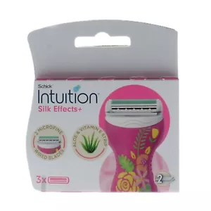 Schick Intuition Silk Effects+Plus Refill 3 Cartridges - Picture 1 of 3