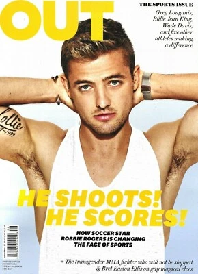 Out Gay Magazine Robbie Rogers Sports Issue Greg Louganis Billie Jean King 2013 - Image 1 of 4