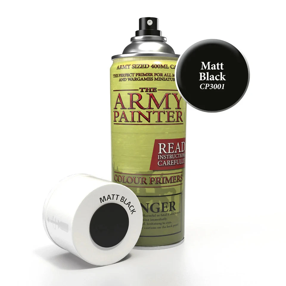 THE ARMY PAINTER Colour Primer Spray - Matt Black