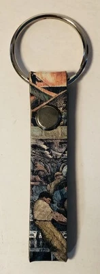 Detroit Institute of Arts Diego Rivera Mural Leather Key Ring DIA Industry New - Image 1 of 4