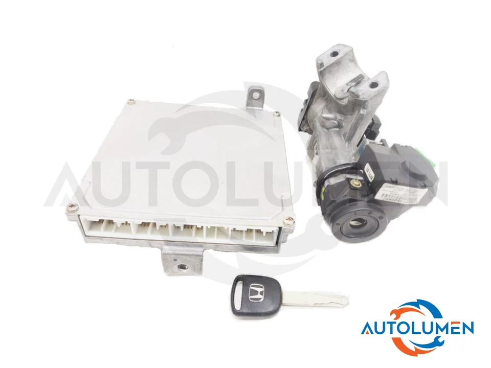 2001-2003 Honda Civic 1.7L MT ECM PCM Engine Module Ignition Key 37820-PLM-A03 - Image 1 of 1