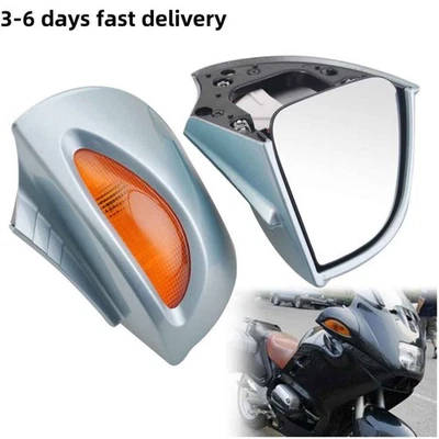 FOR BMW R1100RT R1100 RTP R1150 RT Rear View Mirrors With Turn Signal Left Right Foto 1 de 4