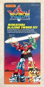 Matchbox Voltron BLAZING SWORD SET Pre-Press Package Proof - ONE OF A KIND! - Picture 1 of 2