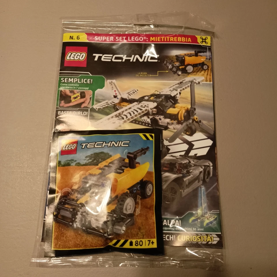 Lego Technic Magazine 6 con Mietitrebbia - NUOVO - Immagine 1 di 1