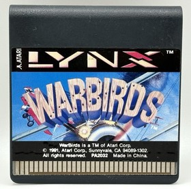 Warbirds (Atari Lynx) Retro | Vintage Video Game - Tested