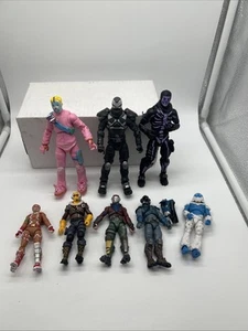 Fortnite Lot Of 7 Action Figures Epic Games 6 In 4 In - Picture 1 of 14