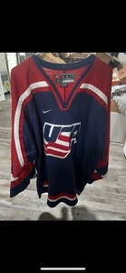 Vintage Nike Team USA 2002 Winter Olympic Hockey Jersey Men's Size XXLarge - Picture 1 of 5