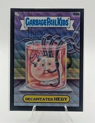 2021 Garbage Pail Kids Chrome Series 4  DECAPITATED HEDY  160a  Black Wave /99 - Image 1 of 2