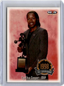 WNBA Hoops Skybox 1999 riavvolgimento post stagione Cynthia Cooper MVP #1 HOF - Foto 1 di 2