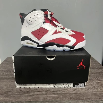 Air Jordan 6 Retro Carmine 2021 Men’s Size 8 SKU CT8529-106 - Image 1 of 4