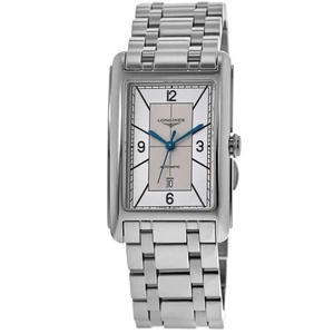 Neu Longines DolceVita Automatik Silber Zifferblatt Stahl Herrenuhr L5.767.4.73.6 - Bild 1 von 4