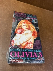 Olivia 3 SEALED BOX Trading Cards Comic Images 1994 10 Card Packs - Picture 1 of 13