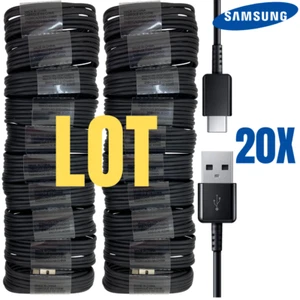 Lot 20 USB C Type C Cable Fast Charger For Samsung S9 S10 Note 10 Bulk Wholesale - Picture 1 of 9