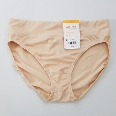 Warners No Pinching No Problems Brief High Waist Size S / 5 Beige NWT RS1501P - Image 1 of 4