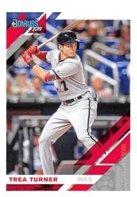 2019 Donruss #141 Trea Turner NM-MT Nationals - Image 1 of 2