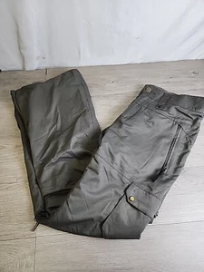 Women's SNOW PANTS BONFIRE SNOWBOARDING PANTS Grey-MD-MYSTIC HEAT - Picture 1 of 13