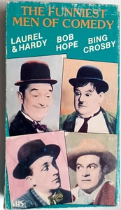 VHS Funniest Men of Comedy: Bob Hope Bing Crosby. Silver Screen. B&W - Imagen 1 de 2