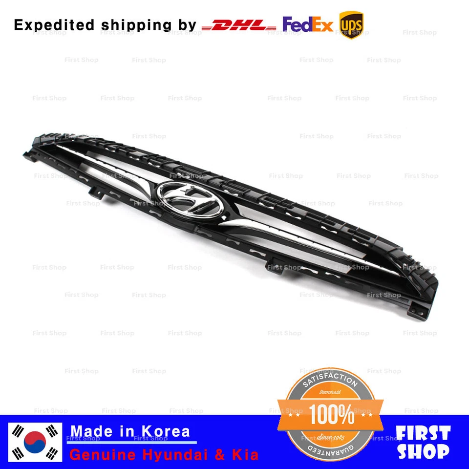 Conjunto de rejilla de radiador genuino OEM 863502M300 para Hyundai Genesis cupé 2013-2016 Foto 1 de 3