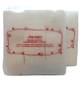 Shiseido Facial Cotton Pads 2 Packs 165 Sheets Each Pack - Picture 1 of 2