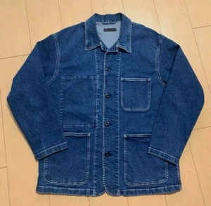 UNIQLO Utility Jeansjacke Unisex Japan Größe L (US M) BLAU - Bild 1 von 4