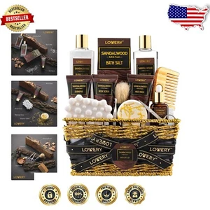 Perfect Valentine's Day Gift: 14 PC Sandalwood Men's Self-Care Set - Picture 1 of 10