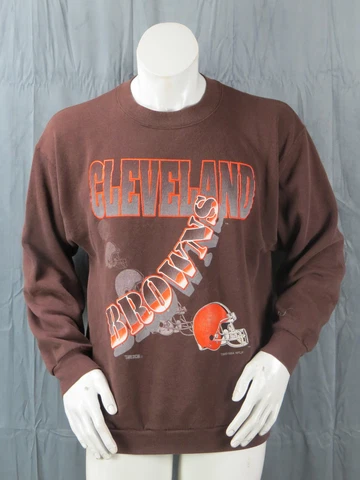 Cleveland Browns Sweater - Block Script by Trench - Men's XL Cover