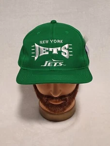 New York Jets Cap Hat Official NFL Snapback Adjustable Green NWT 90s NOS RARE - Picture 1 of 10