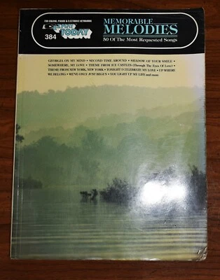 Vintage Hal Leonard Memorable Melodies 50 Most Requested Songs Music Book - Image 1 of 4