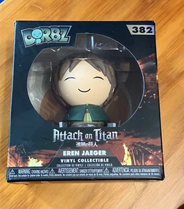 ATTACK ON TITAN Eren Jaeger Funko Dorbz Discontinued Mini Fig 382 SEALED 2018 - Picture 1 of 9