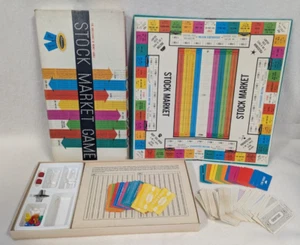 Vintage 1963 Whitman STOCK MARKET GAME The Aristocrat Of Money Games Excellent - Picture 1 of 13