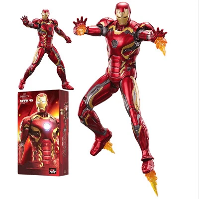 Marvel Avengers Iron Man Mark 45 MK45 Ironman Toy Action Figure Collection Model - Image 1 of 4