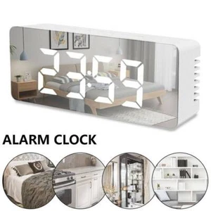 GameMantra Digital Clock LED Display Desk Table Temperature Alarm Time Modern... - Picture 1 of 7