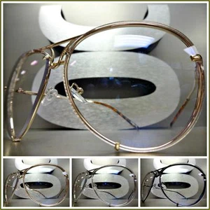 Men's or Women OVERSIZED VINTAGE RETRO Style Clear Lens EYE GLASSES Large Frame - Picture 1 of 14