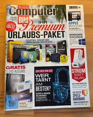 Computer Bild 14/2019 Magazin m. DVD mit Film The Forest - Premium Urlaubs-Paket - Bild 1 von 3