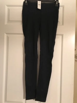 Nuevo con etiquetas Leggings Ann Taylor LOFT Talla XXS Cosidos Ponte Otoño Azul Marino Brezo Foto 1 de 4