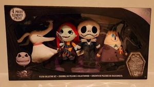 Disney Tim Burton's The Nightmare Before Christmas Plush Stuffed Figure 4 Pack - Picture 1 of 5
