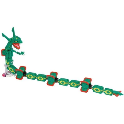 Nanoblock Pokémon Rayquaza Extreme DX NBPM_074 1790pcs 66cm Model Kit Japan New - Image 1 of 2