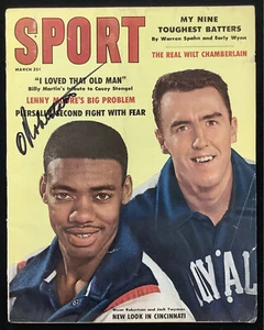 Oscar Robertson Signed Sport Magazine March 1961 No Label Royals Auto HOF JSA - Picture 1 of 5