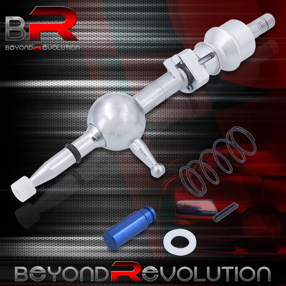 For 2001-2003 Pontiac Sunfire Steel Alloy Short Shifter Chrome Blue - Image 1 of 3