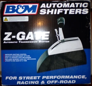 B&M Automatic Gated Shifter Z-Gate Universal 3-Speed Automatic Shifter #80681 - Picture 1 of 3