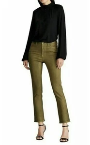 Ralph Lauren REGAL Jeans HighRise Straight Ankle Bronze MattalicBrandNew RRP$115 - Picture 1 of 12