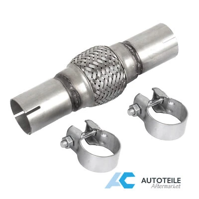 Flexrohr 40x100 mm Auspuff Rohr Universal für Fiat Panda Kia Picanto SA 1.0 1.1 - Bild 1 von 4