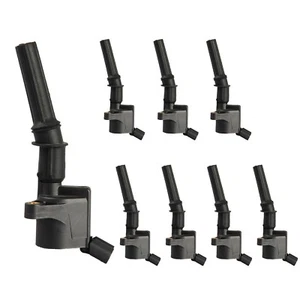 8 x Ignition Coils FOR Ford F150 Lincoln Mercury 4.6L 5.4L V8 Curved Boot DG508 - Picture 1 of 8